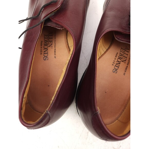 Allen Edmonds Hunter Burgundy Men’s 9 C Leather USA Oxfords Tassel Shoes